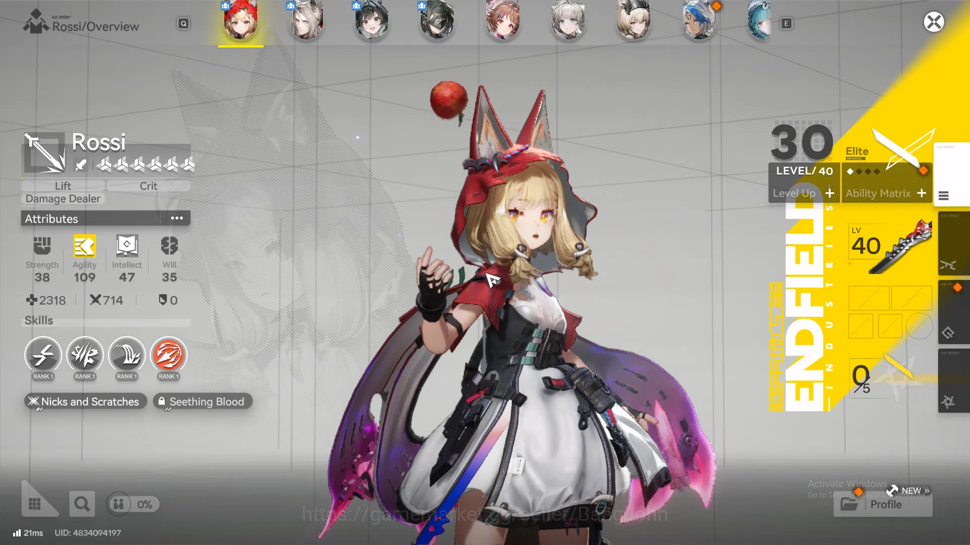 Arknights: Endfield Accounts ASIA | Starter | 1limit+Sign |Rossi+Sign,Ardelia,P image 1