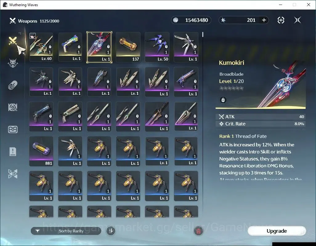 Wuthering Waves Accounts SEA|UL 47|1 Limited| Chisa R6 +Signature | DB Lvl image 6
