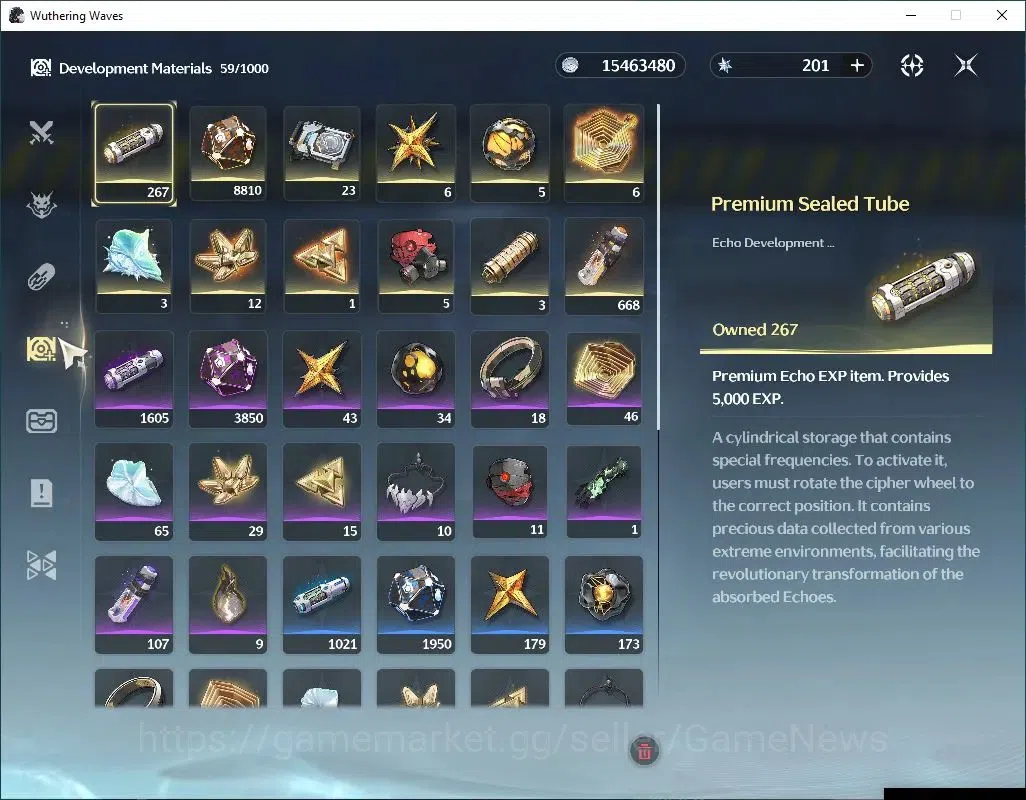 Wuthering Waves Accounts SEA|UL 47|1 Limited| Chisa R6 +Signature | DB Lvl image 8