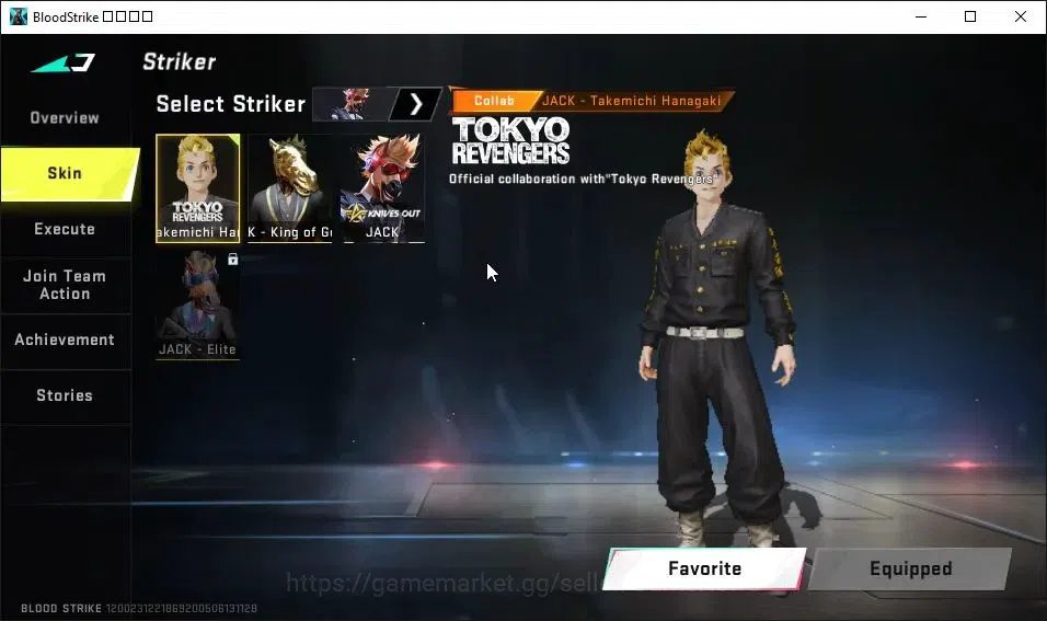 Blood Strike Accounts ASIA|ETERNAL SCAR-Dominator Lv3|Collab TokRev[MCX- image 4