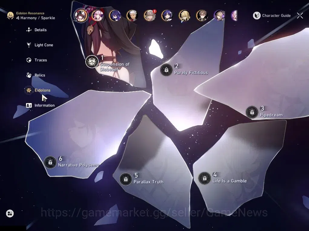 Honkai Star Rail Accounts Asia|TL 70|Prem Teams|28 Limited|Golden Spirit,Rob image 10