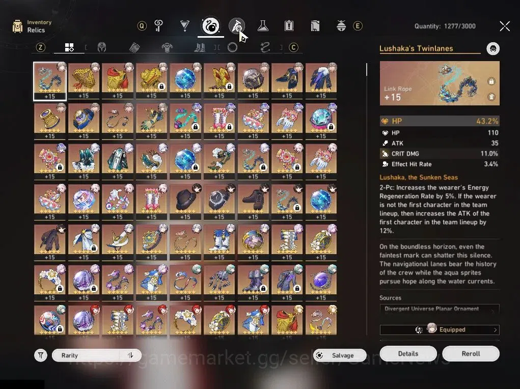 Honkai Star Rail Accounts Asia|TL 70|Prem Teams|28 Limited|Golden Spirit,Rob image 14