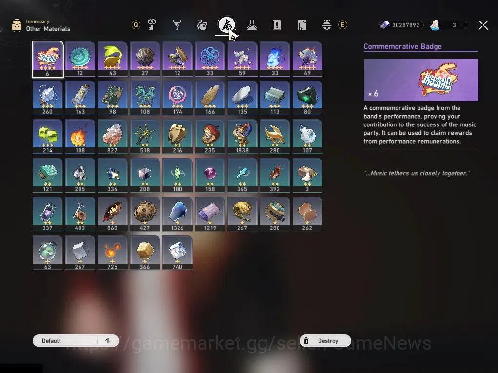 Honkai Star Rail Accounts Asia|TL 70|Prem Teams|28 Limited|Golden Spirit,Rob image 15