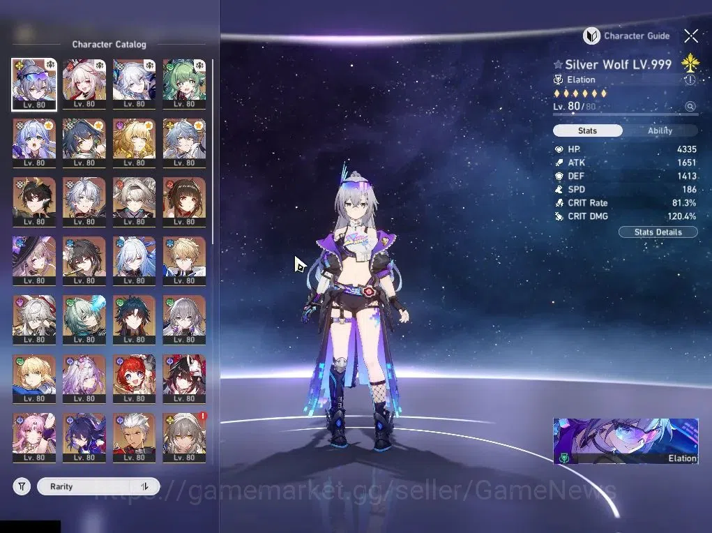 Honkai Star Rail Accounts Asia|TL 70|Prem Teams|28 Limited|Golden Spirit,Rob image 4