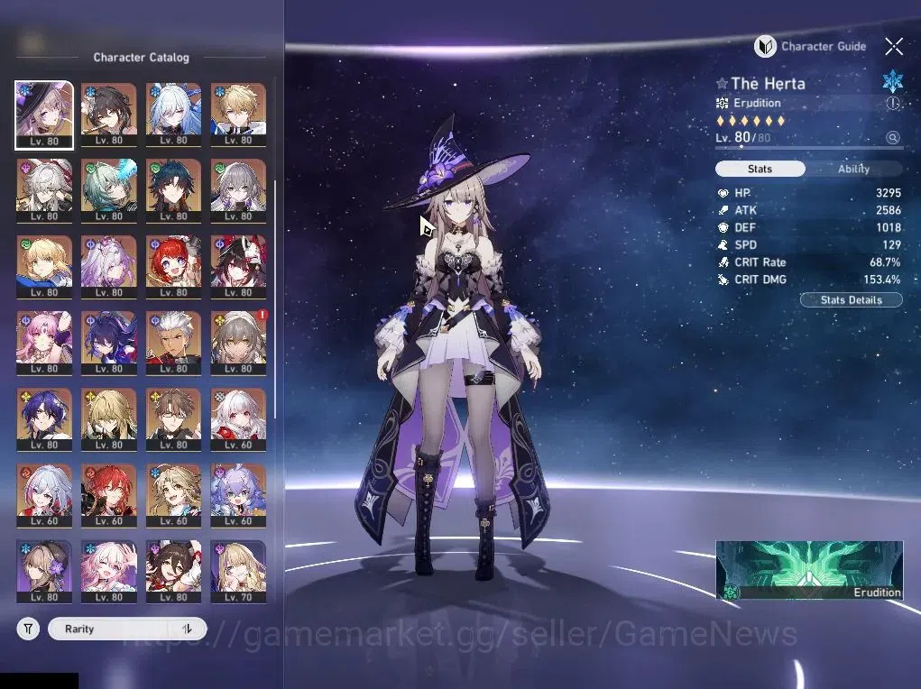 Honkai Star Rail Accounts Asia|TL 70|Prem Teams|28 Limited|Golden Spirit,Rob image 5