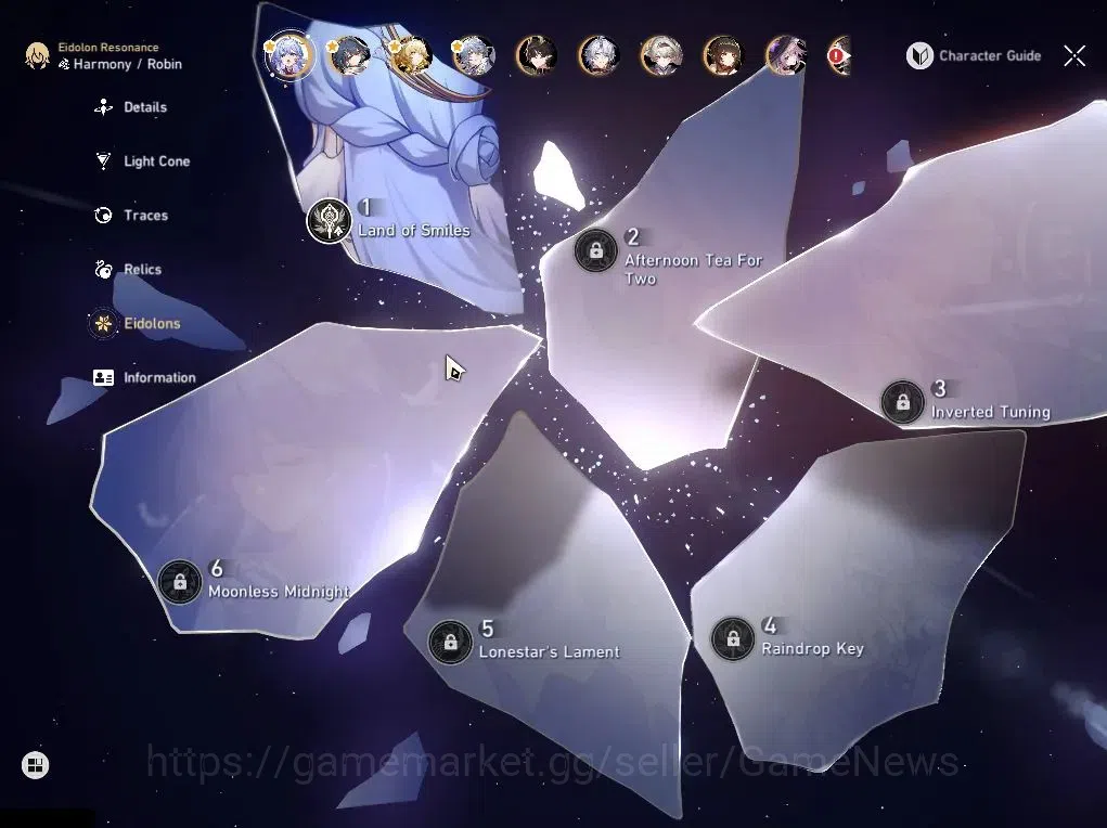 Honkai Star Rail Accounts Asia|TL 70|Prem Teams|28 Limited|Golden Spirit,Rob image 6