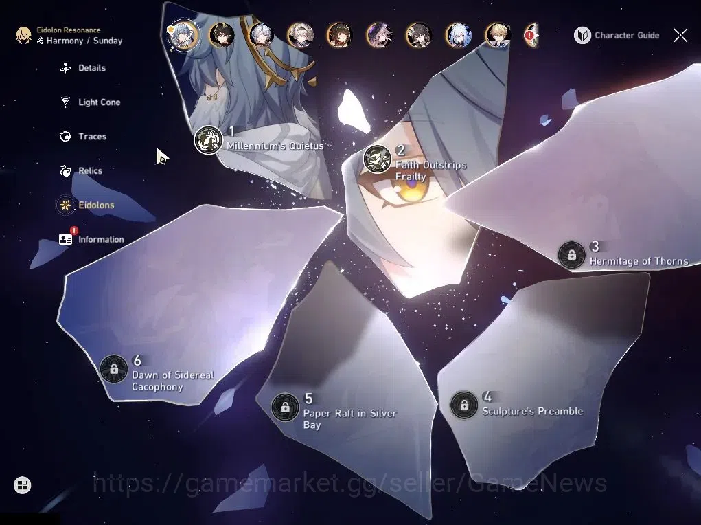 Honkai Star Rail Accounts Asia|TL 70|Prem Teams|28 Limited|Golden Spirit,Rob image 7
