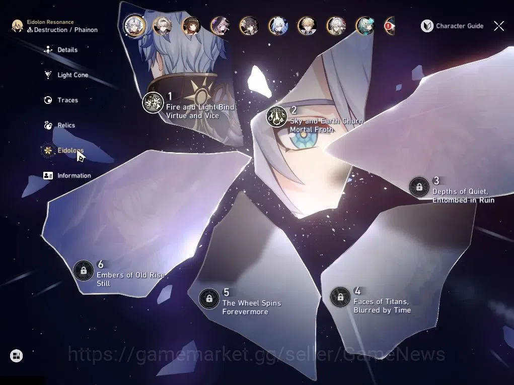 Honkai Star Rail Accounts Asia|TL 70|Prem Teams|28 Limited|Golden Spirit,Rob image 8