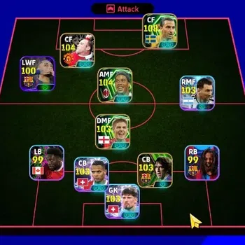 eFootball Accounts Legends & Iconic Players Android|Epic Zlatan Ibrahimovic,Wayne Rooney,Ronaldinho Gaucho,Steven