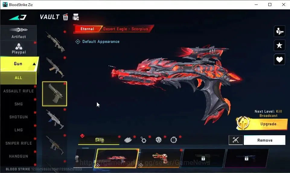 Blood Strike Accounts ASIA|ETERNAL Desert Eagle-Scorpius|Melee UL Talon  image 13