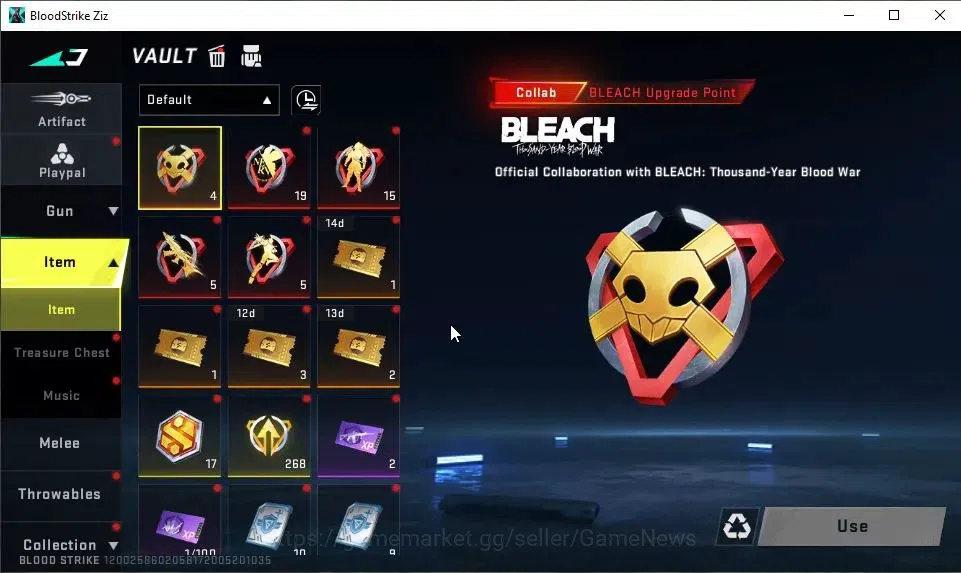 Blood Strike Accounts ASIA|ETERNAL Desert Eagle-Scorpius|Melee UL Talon  image 20