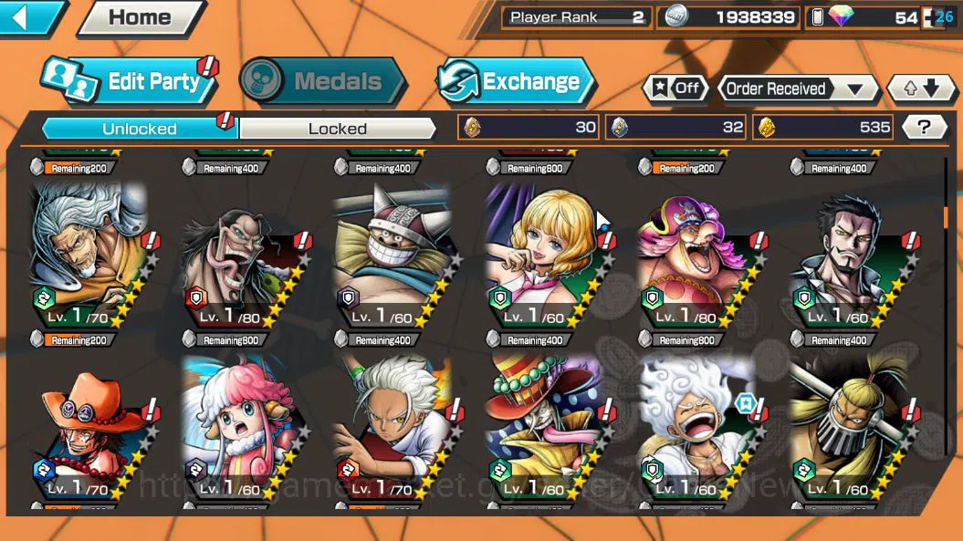 One Piece Bounty Rush Accounts Global|7 EX |FilmZ Zephir,5Elders Saturn,Gear5 Luf image 5