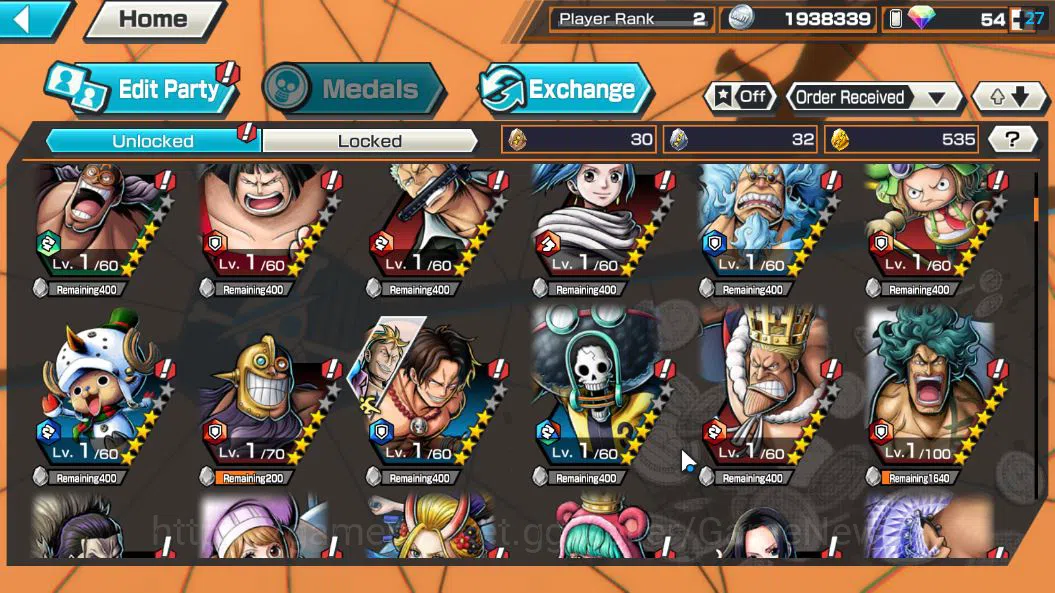 One Piece Bounty Rush Accounts Global|7 EX |FilmZ Zephir,5Elders Saturn,Gear5 Luf image 6