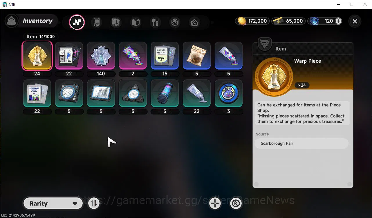 Neverness to Everness Accounts GLOBAL SEA |HL 3| 1 SSR Limited Nanally A1 |5 SR [ image 4