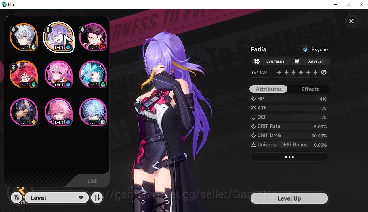 Neverness to Everness Accounts GLOBAL NA |HL 3| 2 SSR [Nanally,Fadia] |6 SR [Mint image 12