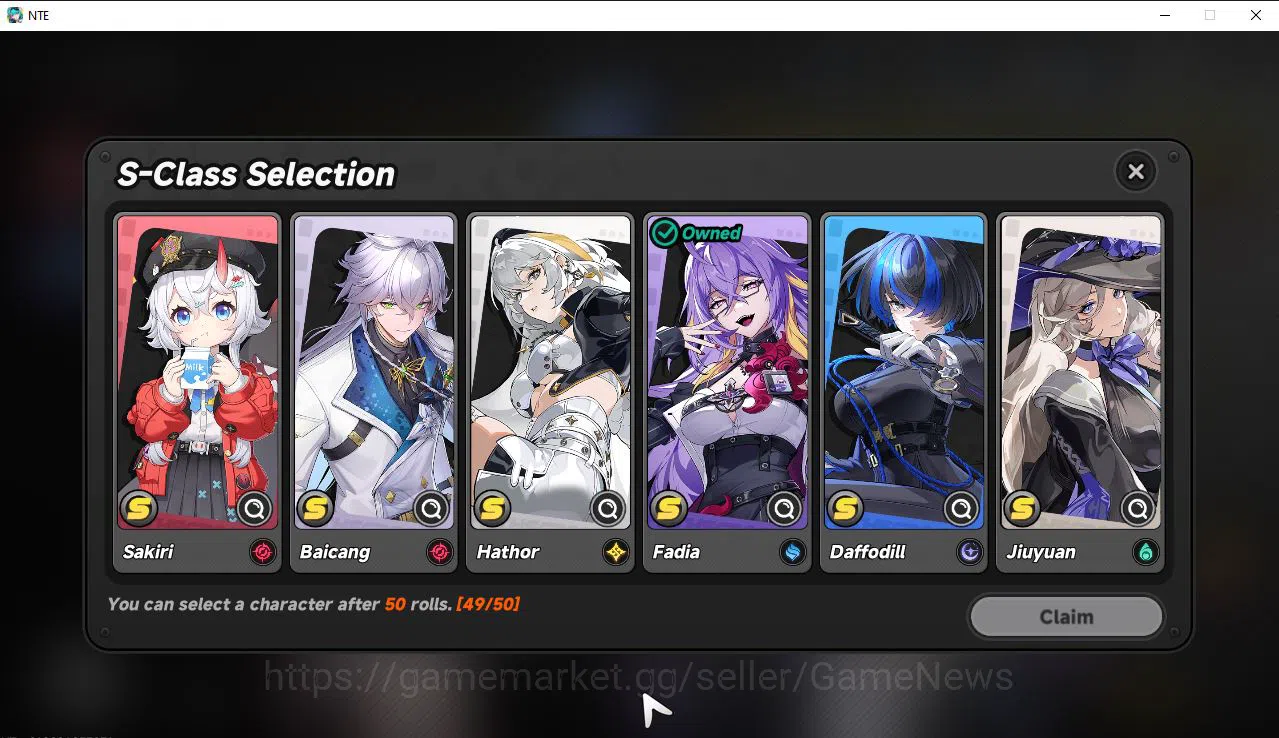 Neverness to Everness Accounts GLOBAL NA |HL 3| 2 SSR [Nanally,Fadia] |6 SR [Mint image 9