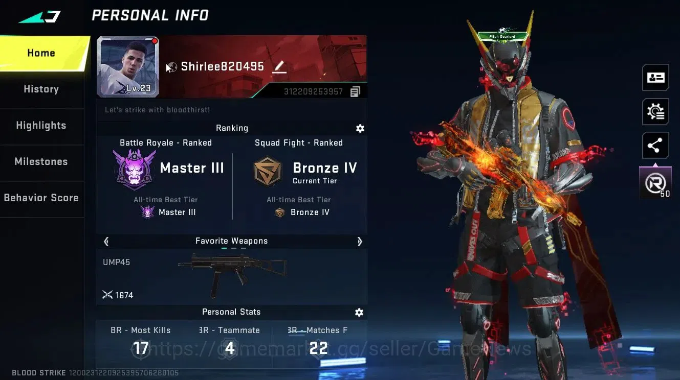 Blood Strike Accounts ASIA|Collab JACK-Takemichi|ULTRA  [Ethan,Kraken,Sp image 2
