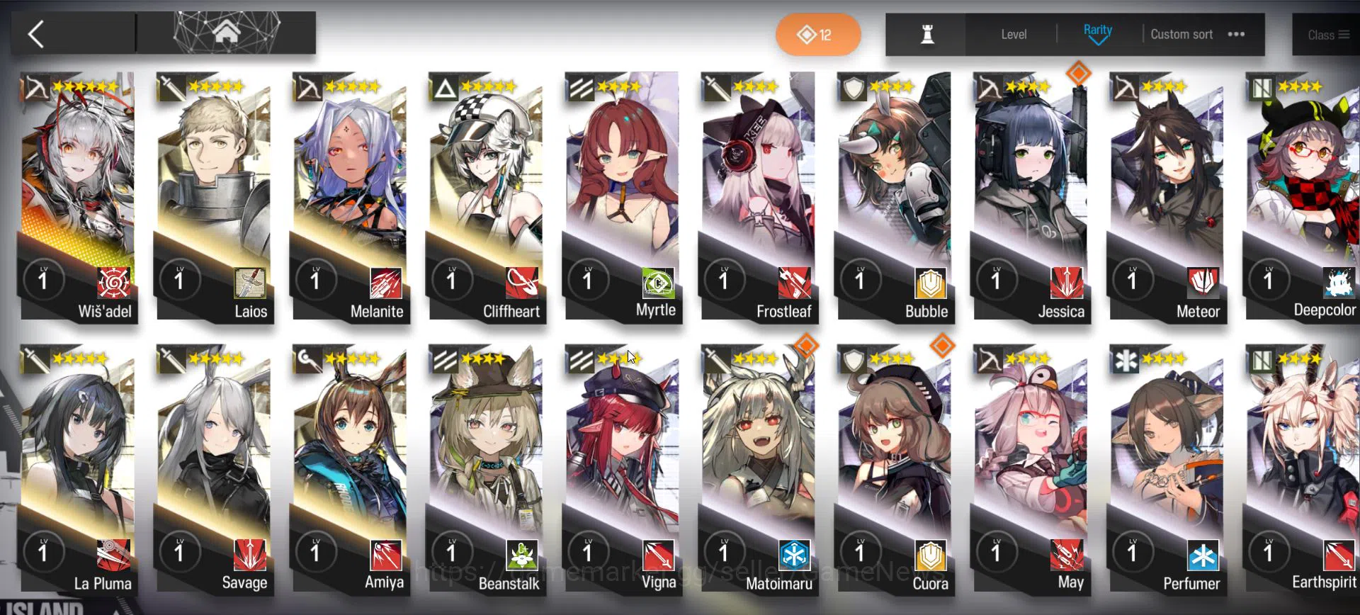 Arknights Accounts Lv 23|46 OP + 1 Skin| Starter | Wis'adel + 72920 O image 4