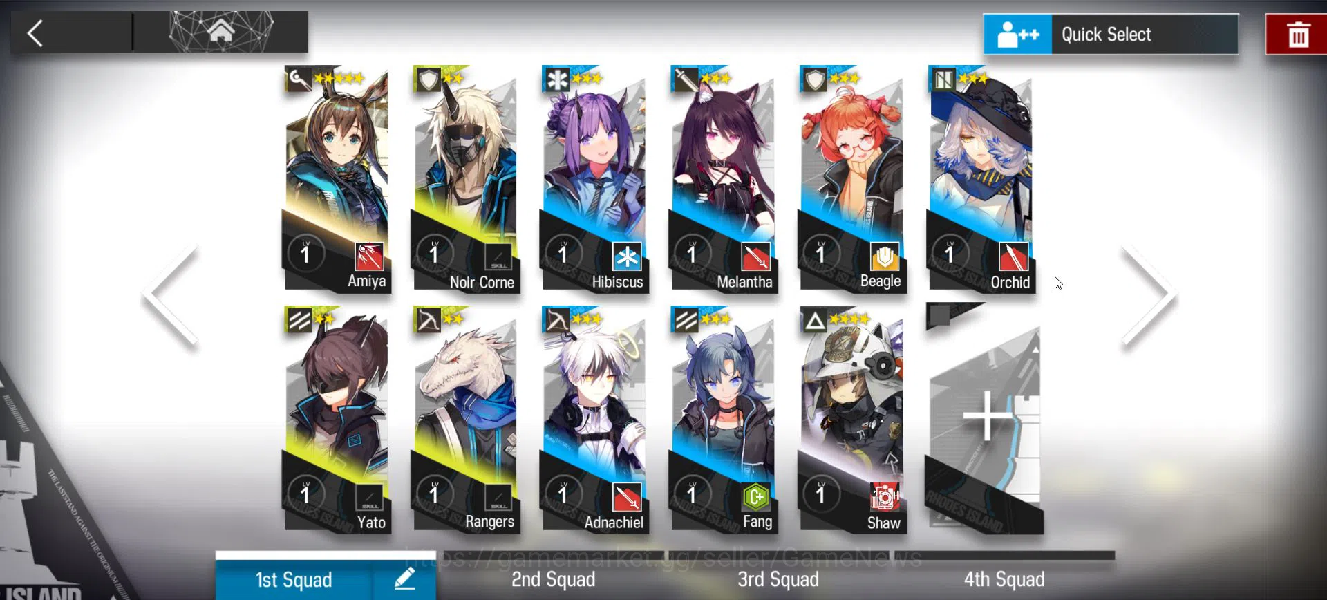Arknights Accounts Lv 23|46 OP + 1 Skin| Starter | Wis'adel + 72920 O image 5