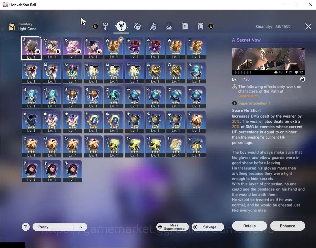 Honkai Star Rail Accounts Asia|TL 3|1 Golden Companion Spirit|1 Limited| Sil image 6