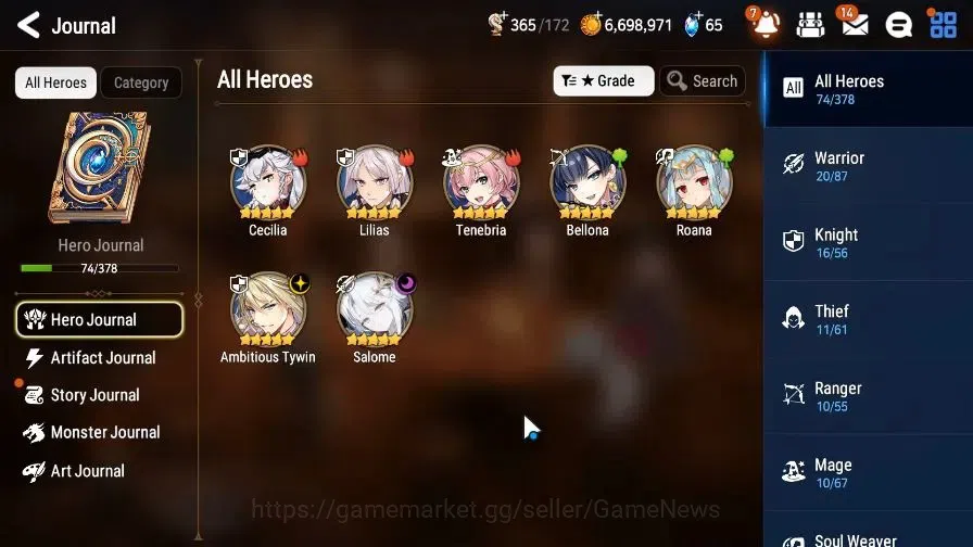 Epic Seven Accounts GLOBAL Unverif|New Era|2 ML(Salome,A Tywin)+Bellon image 6