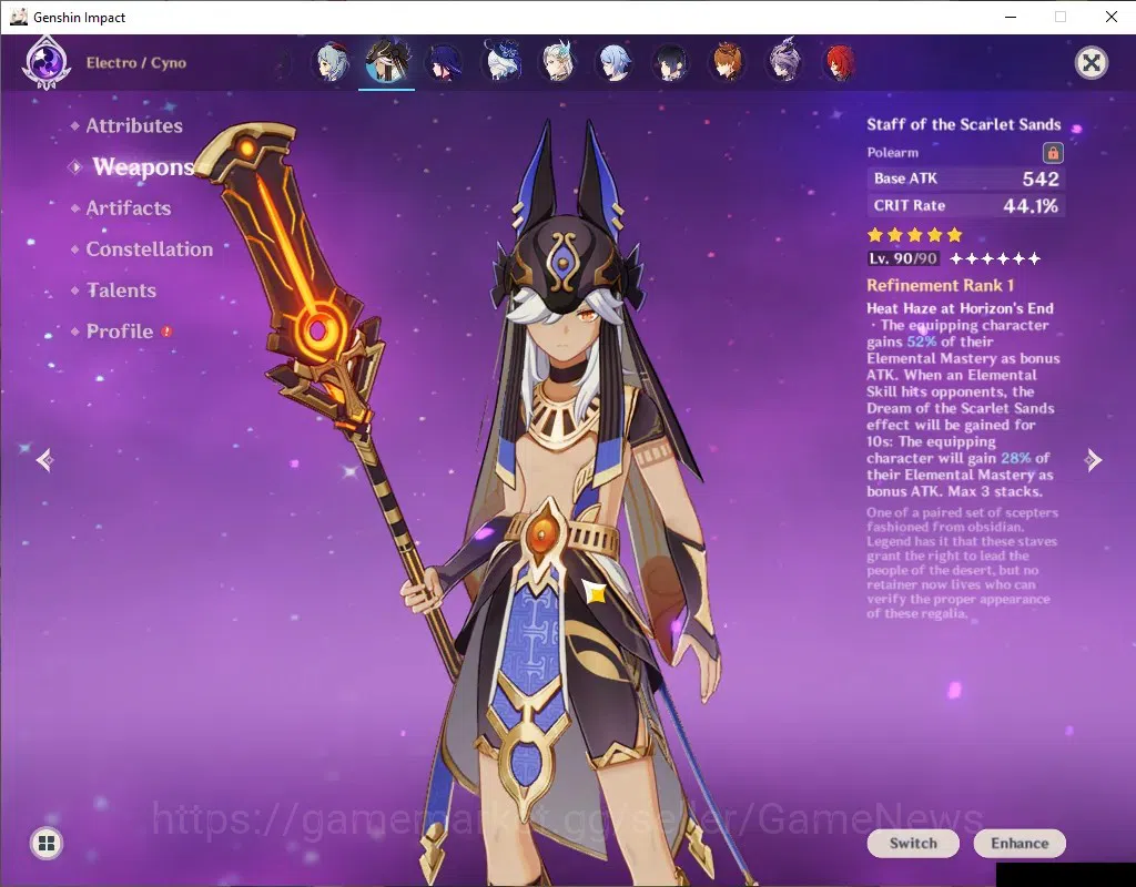 Genshin Impact Accounts ASIA|AR60|15 Limited + 11(*5Weapon)|Flins,Columbin image 4