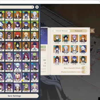 Genshin Impact Others ASIA|AR60|15 Limited + 11(*5Weapon)|Flins,Columbin image 1