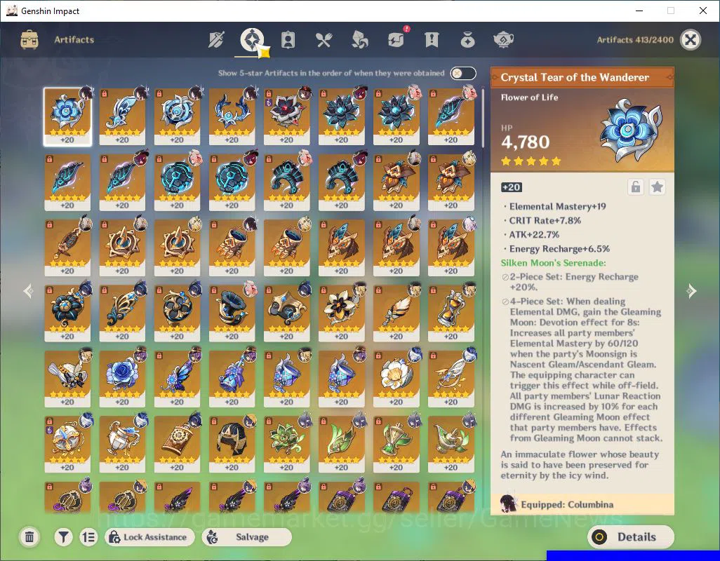 Genshin Impact Accounts Mid Game ASIA|AR 57|12 Limited +7(5*Weapon)|[KazuhaC2,HutaoC1,Varesa,]+Sign|3Skin|MC Female|Take 11