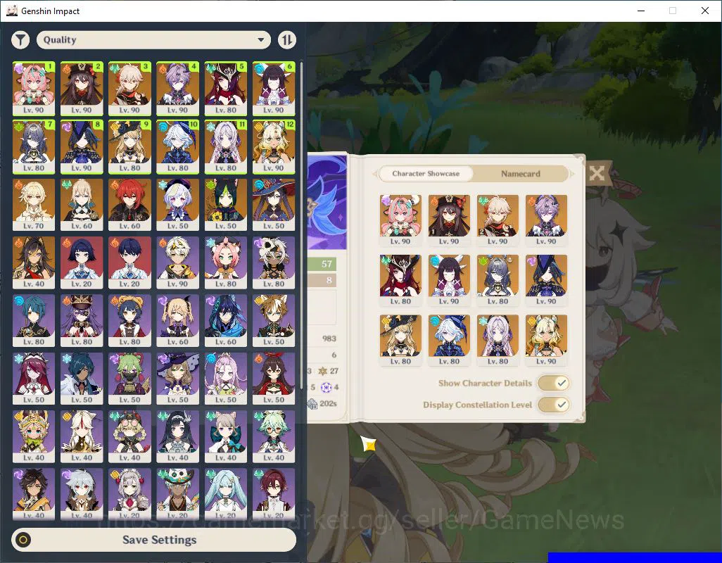 Genshin Impact Accounts Mid Game ASIA|AR 57|12 Limited +7(5*Weapon)|[KazuhaC2,HutaoC1,Varesa,]+Sign|3Skin|MC Female|Take 2