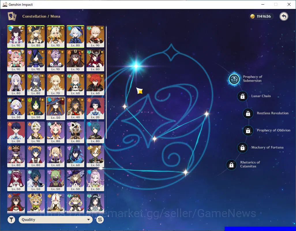 Genshin Impact Accounts Mid Game ASIA|AR 57|12 Limited +7(5*Weapon)|[KazuhaC2,HutaoC1,Varesa,]+Sign|3Skin|MC Female|Take 8