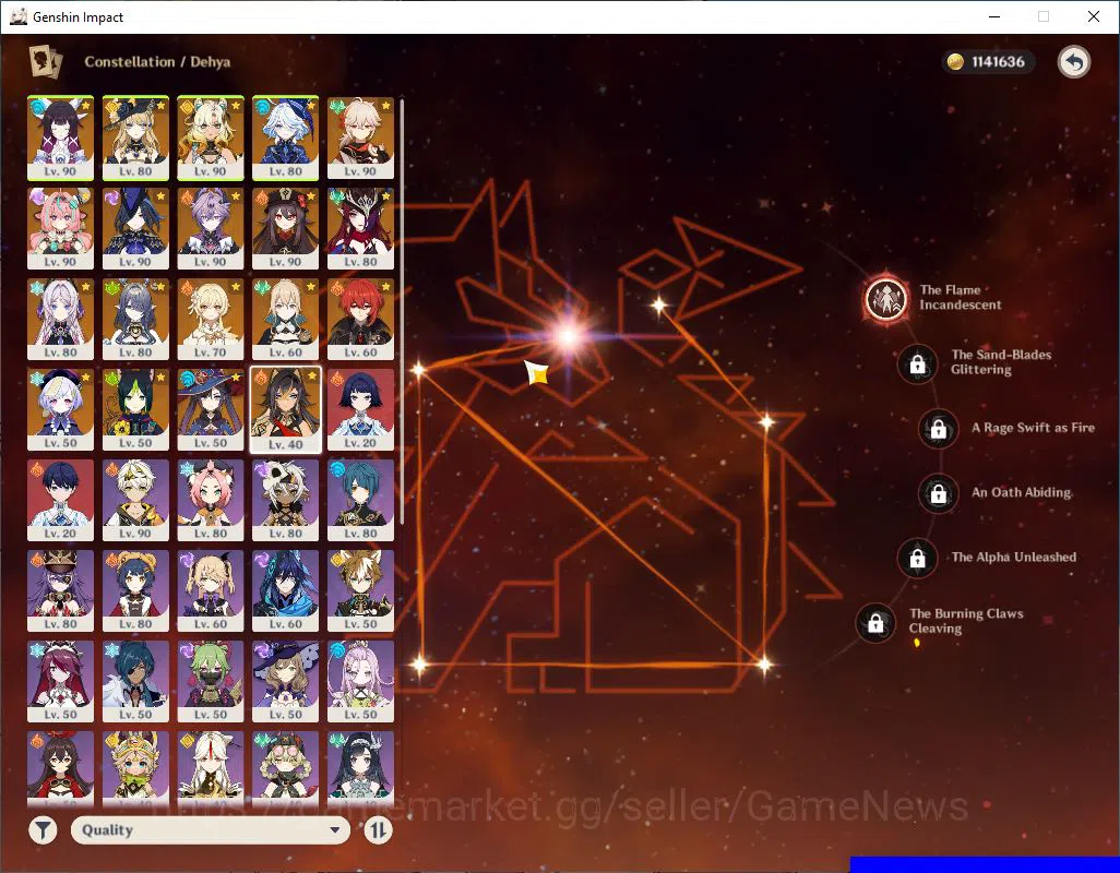 Genshin Impact Accounts Mid Game ASIA|AR 57|12 Limited +7(5*Weapon)|[KazuhaC2,HutaoC1,Varesa,]+Sign|3Skin|MC Female|Take 9