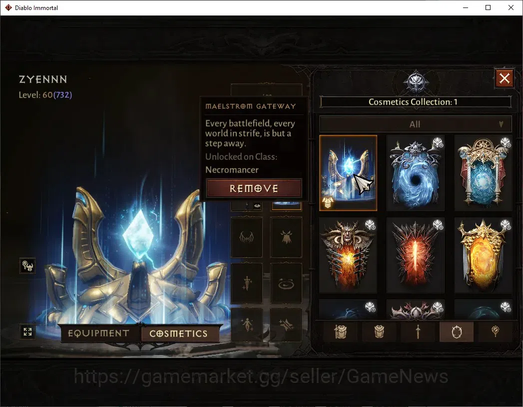 Diablo Immortal Accounts Europe-Sescheron|CS ON|Lv60(732)|Necromancer|42k C image 11