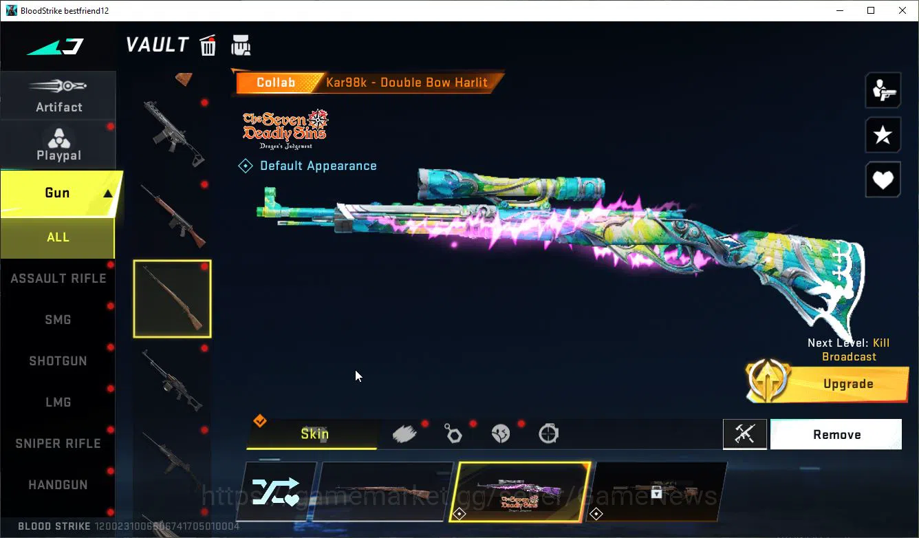 Blood Strike Accounts ASIA|ETERNAL Zero-Oda+Collab 7DS AK47-Rhitta,Karl9 image 12