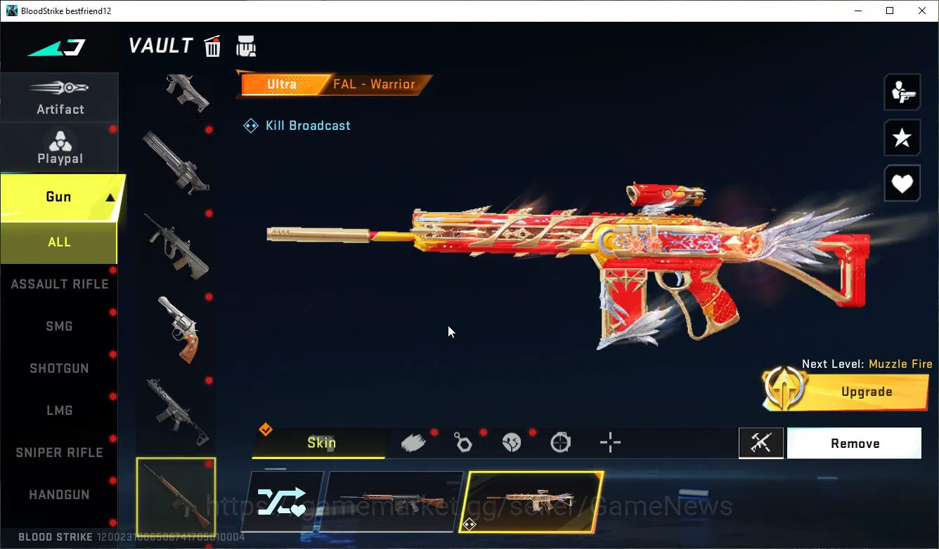 Blood Strike Accounts ASIA|ETERNAL Zero-Oda+Collab 7DS AK47-Rhitta,Karl9 image 13