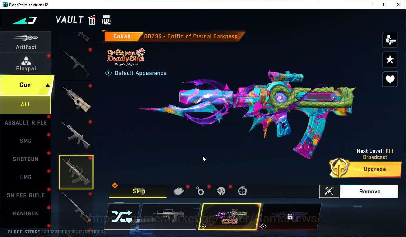 Blood Strike Accounts ASIA|ETERNAL Zero-Oda+Collab 7DS AK47-Rhitta,Karl9 image 9