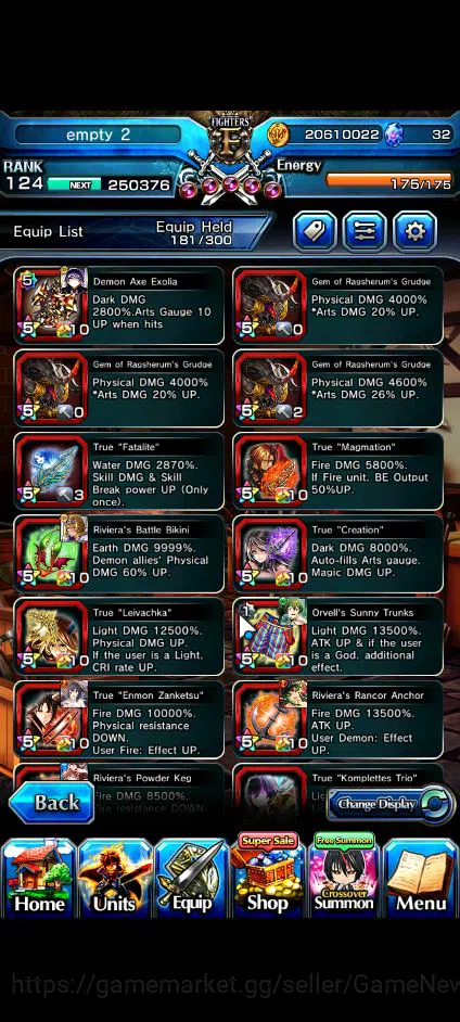 Grand Summoners Accounts Global|Rank 124|22 Ascend+9 TW|[Roy,Inumuta,Emiya, image 12