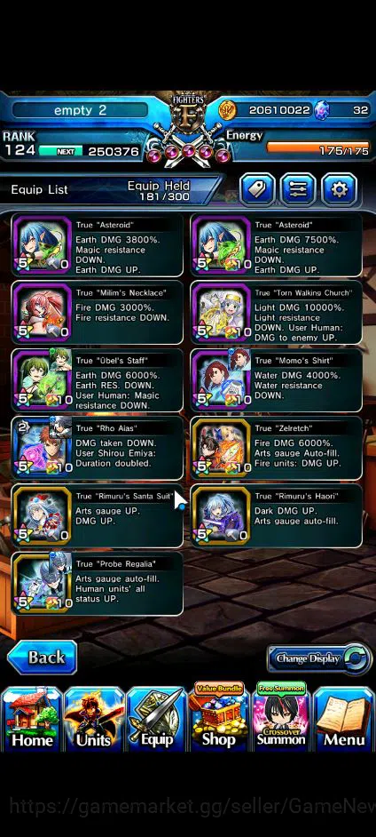 Grand Summoners Accounts Global|Rank 124|22 Ascend+9 TW|[Roy,Inumuta,Emiya, image 13