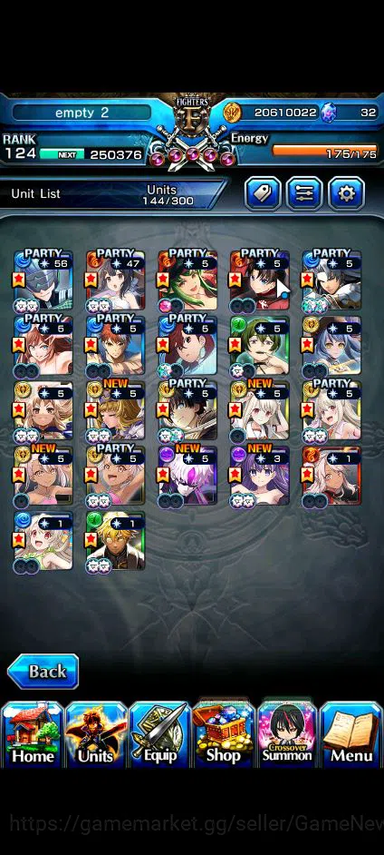 Grand Summoners Accounts Global|Rank 124|22 Ascend+9 TW|[Roy,Inumuta,Emiya, image 17