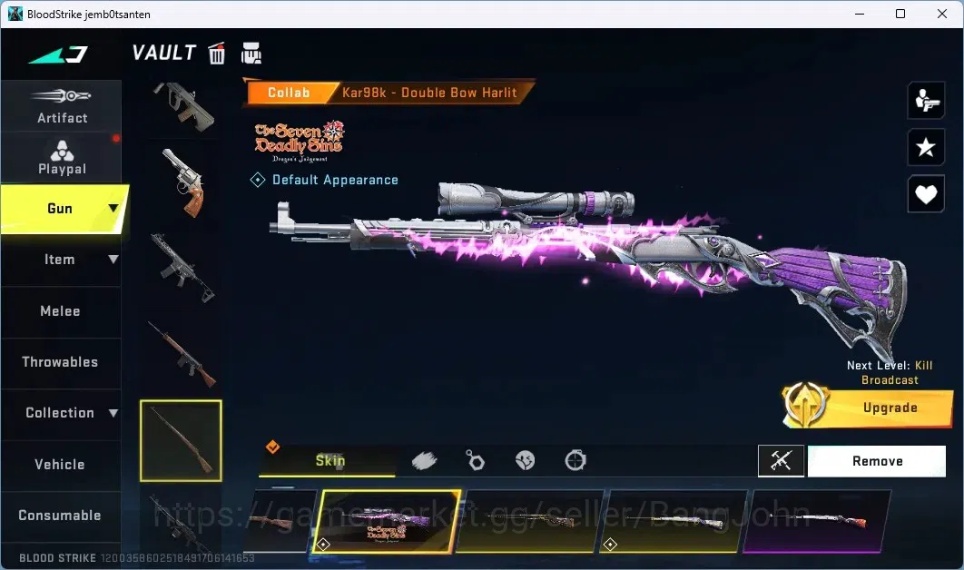 Blood Strike Accounts ASIA | 2 7DS: AK47,Kar98k|2 AOT: KAG-6,FAL|1 ULTRA image 10