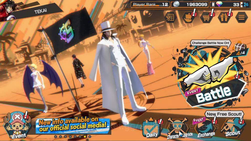 One Piece Bounty Rush Accounts Global|7 EX|TFE Marshal D.Teach,5 Elder St.Saturn, image 1