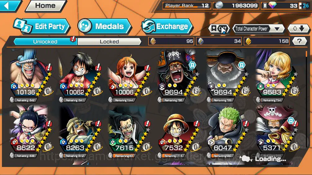 One Piece Bounty Rush Accounts Global|7 EX|TFE Marshal D.Teach,5 Elder St.Saturn, image 6