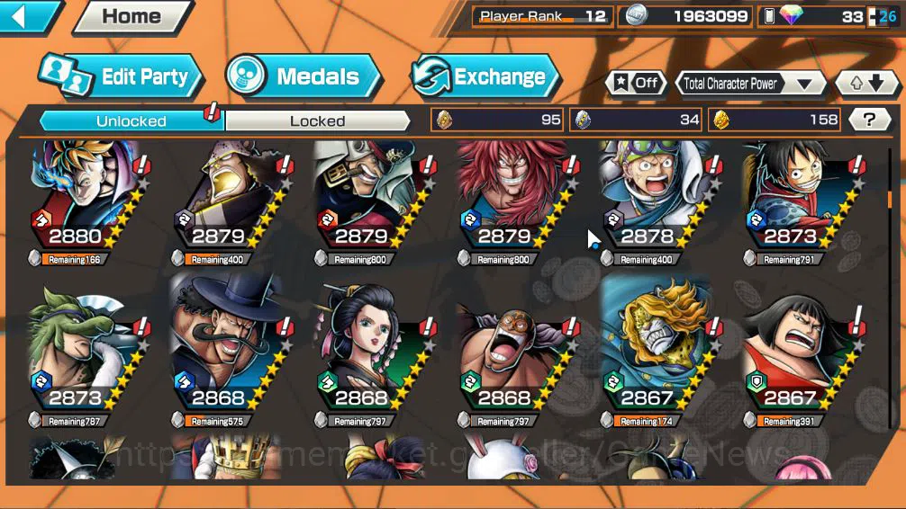 One Piece Bounty Rush Accounts Global|7 EX|TFE Marshal D.Teach,5 Elder St.Saturn, image 8