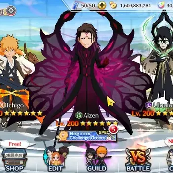 Bleach: Brave Souls Accounts Starter Global|694K BP+30K Orb|Fresh Story| 9K PS+4K BS,9K PA Ticket | Aizen,Ulquiorra 11th