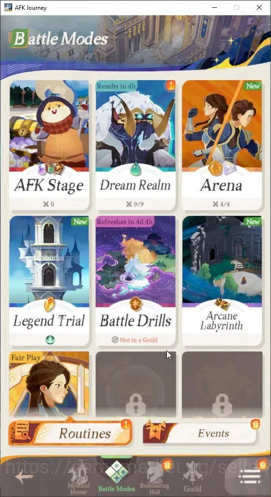 AFK Journey Accounts GLOBAL S460|Ready Gacha|6 Hero Selector|28 S Char[ image 12