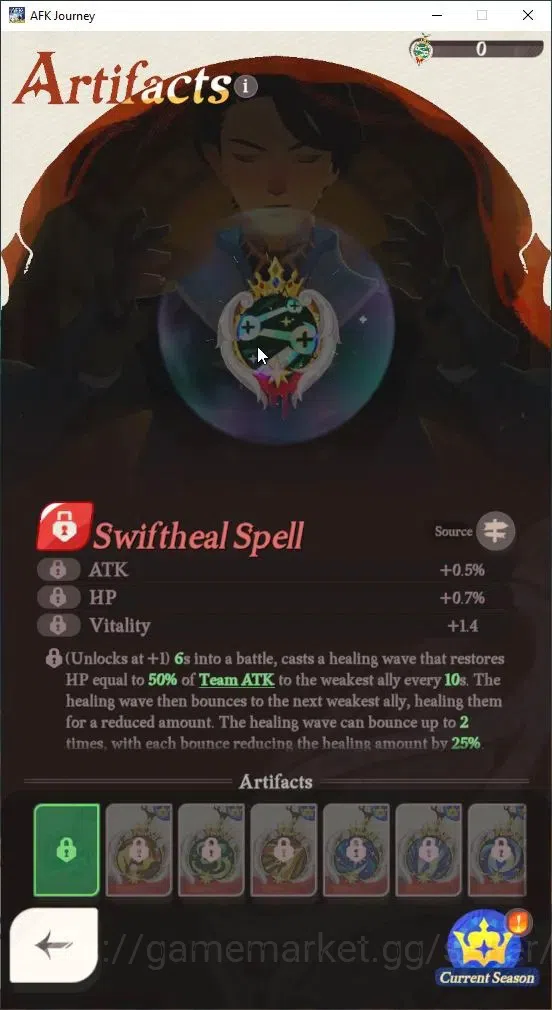 AFK Journey Accounts GLOBAL S460|Ready Gacha|6 Hero Selector|28 S Char[ image 4