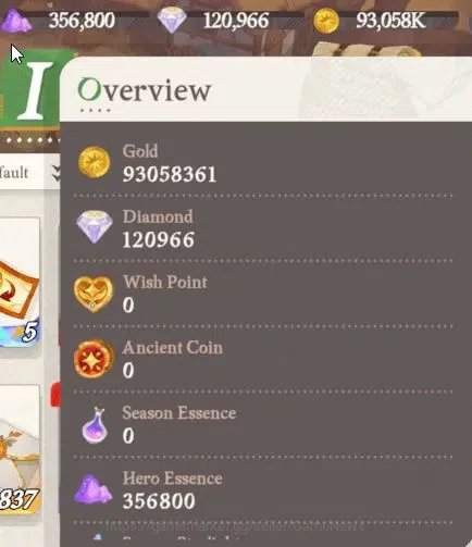 AFK Journey Accounts GLOBAL S460|Ready Gacha|6 Hero Selector|28 S Char[ image 9