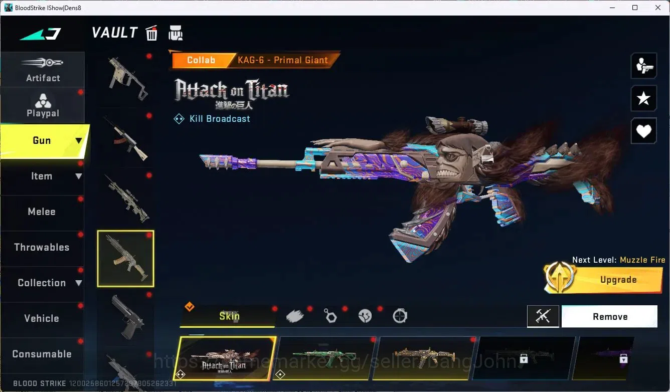 Blood Strike Accounts ASIA | EVO FAL | Eternal ETHAN | 3 AOT/EVA Guns |  image 11