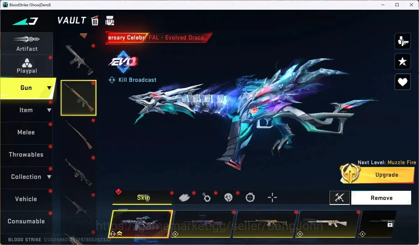Blood Strike Accounts ASIA | EVO FAL | Eternal ETHAN | 3 AOT/EVA Guns |  image 20