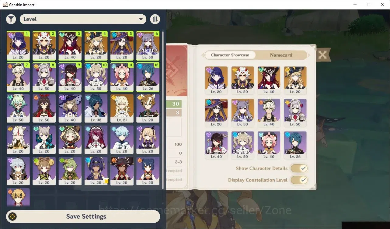 Genshin Impact Accounts ASIA|AR 30|4 Limited CHAR+2 5*Weap (Chasca+Sign, N image 2