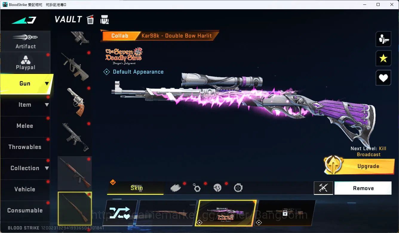 Blood Strike Accounts ASIA|COLLAB=QBZ95,KAR98K|LIMITED=RPK,AR97,MP7|ULTR image 10